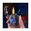 Steampunk Windproof Kerosene Lighter with Transparent Fuel Tank Blue LED Indicator Refillable Silver 2024 2