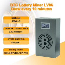 Máquina Minera Silenciosa Bitcoin Lucky Miner LV06+LV03, BTC Miner BSV, BTC, BCH, Dgb, Máquina Minera de Criptomonedas, Minero de Lotería, Enchufe