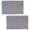 2 Pcs Pillow Cases 48 x 74 cm Dark Grey - Soft 13