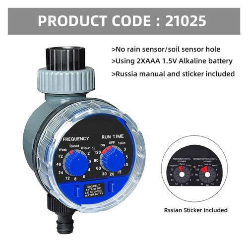Garden Water Timer with Ball Valve, Automatic Irrigation Controller for Home Garden, Precise WaterSaving Design 1
