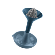 Plastic Citrus Press Manual Fruit Juicer For Bar-Deep Blue