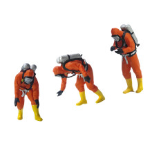 Realistisches Gerettetes-Team-Figurenmodell im Maßstab-Orange