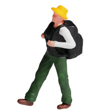 Artistic Small Landscape Climbing Figures-Women s Yellow hat
