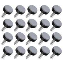 20 Stück Möbelbeingleiter-Pads mit M6-Gewinde, Bodenschoner, zum