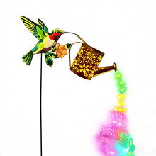 Strong Metal Bird Sun Light For Grass Or Balcony Running On