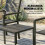 Outsunny Conjunto de Bistró Negro 56 x 56 x 91 cm 4