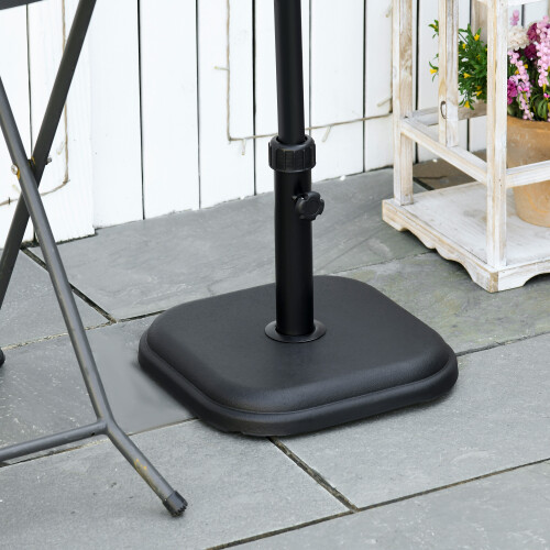Outsunny Base de Sombrilla Negro 36 x 36 x 31 cm 1
