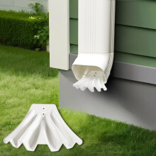 Gutter Downspout Diverter and Extension for 3x4 3x2 Gutters, Controlled Water Flow, Foundation Protection