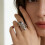 Einzigartige Half Face Designs Kupferringe für den Alltag, 2