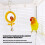 Interactive Bird Mirror Toy with Bright Sun Flower Shape Double 7