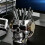 Punk Style Mechanical Skull Pen Holder Unique Resin Desktop-1 7