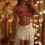 Eye Catching Multi-layer Handmade Red Beaded Body Chain Vest 4