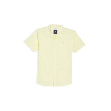 Jongens Gele Textuur Casual Shirt