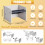 Chick Brooder Heater Plate 10.8 x 10.4 in, Adjustable Temp and Height, Black with 3Sided Shield for 15 Chicks 3