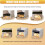 Chick Brooder Heater Plate 10.8 x 10.4 in, Adjustable Temp and Height, Black with 3Sided Shield for 15 Chicks 4