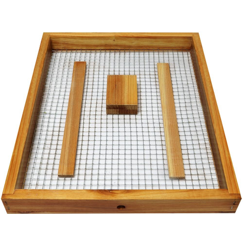 10 Frame Bee Hive Candy Board Feeder, Beeswax Coated Winter Feeding Solution for Beekeeping