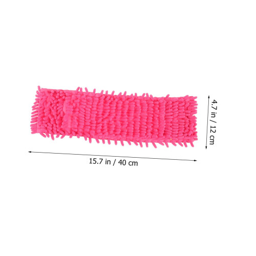 2pcs Microfiber Mop Replacement Pads Reusable for Floor Cleaning, Scratch Durable Fabric 1