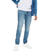 American Eagle Outfitters Flex Slim Straight Jeans Blå