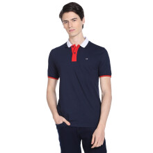 Arrow Sports Ναυτικό Μονοχρωμο Πόλο T-Shirt (Asaeots3834_Xxl)