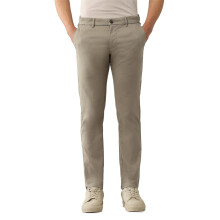 Arrow Sport Mænds Dobby Slim Fit Ensfarvede Bukser