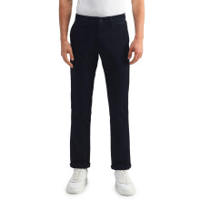 Arrow Sports Heren Blauwe Effen Mid Rise Katoenen Slim Fit Flat Front Broek (Asaitr2452_Blue_34)