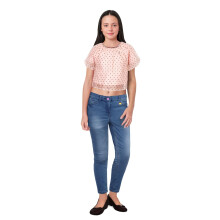 Allen Solly Meisjes Roze Gedrukt Casual Top