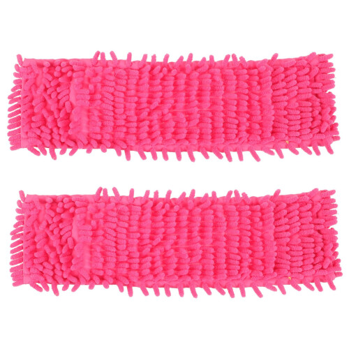 2pcs Microfiber Mop Replacement Pads Reusable for Floor Cleaning, Scratch Durable Fabric