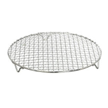 16.5cm Stainless Steel Steaming Rack Round Grill for Air Fryer Camping Kitchen Whitefruit Peach5
