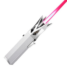 Refillable Butane Torch Lighter with Adjustable Flame Control and Safety Lock for Cooking and BBQ (Silvery)