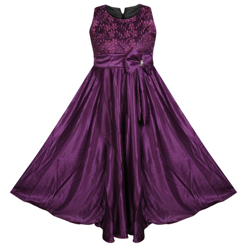 Benkils Φόρεμα Maxi για Κορίτσια (Benkils_Bright_Lycra_Chicken_Purple_2-3 ετών)