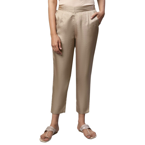 Aurelia Στενές Παντελόνες Για Γυναίκες | Ύψος Αστραγάλου, Χρυσό, 2XL