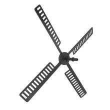 Solar Windmill Replacement Blades Durable Plastic Parts for Garden Lighthouse Ornament Easy Installation