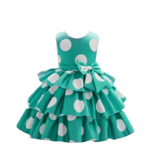 Koop & Probeer Dharmikaay Meisjes Satin Gedrukt Frock Jurk Voor Meisjes