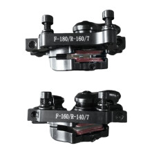 Aluminum Alloy Bicycle Disc Brake Kit Mechanical Pulling Disc Brakes Front Rear Calipe Bike Accessories