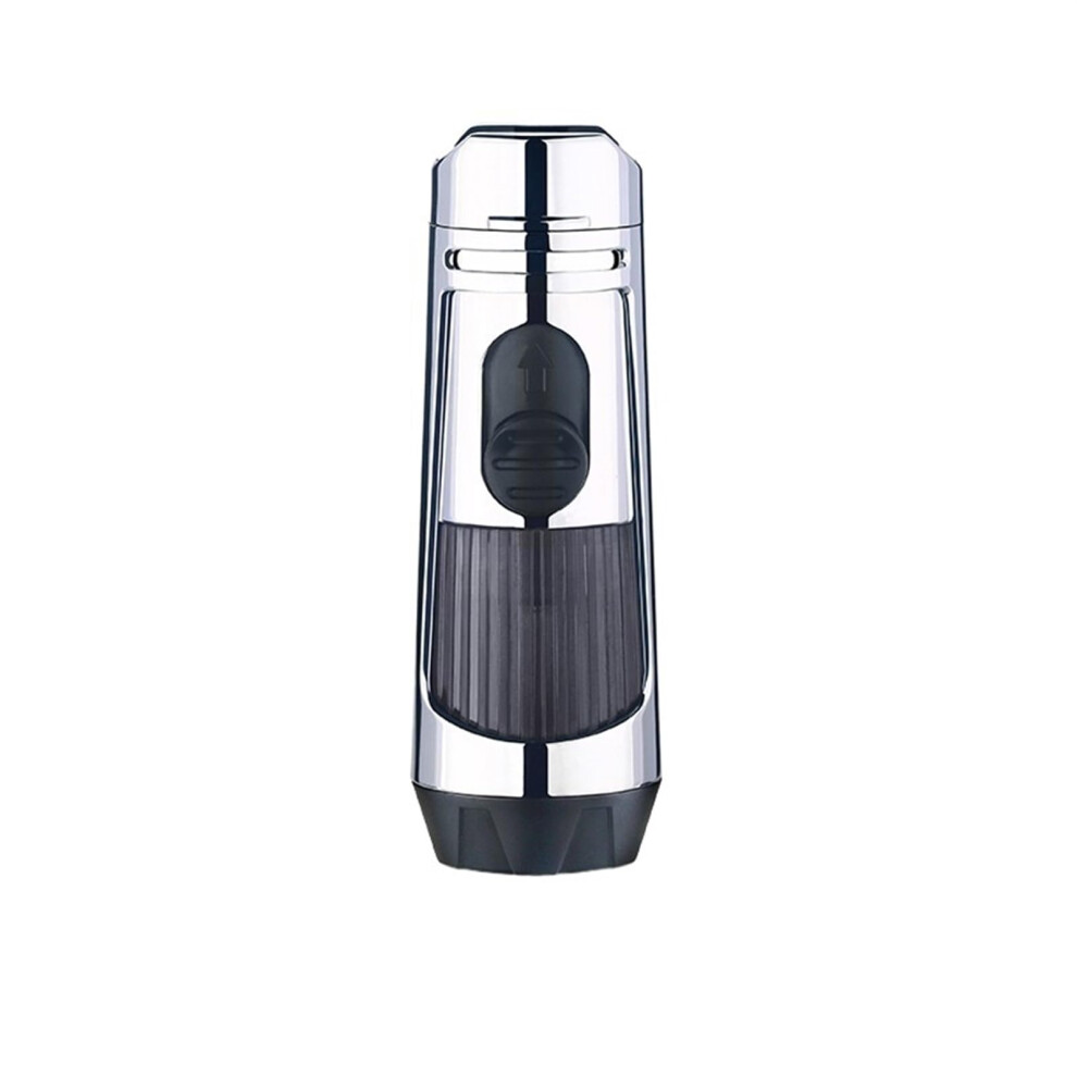 Jet Torch Lighter Dual Jet Flame Refillable Butane Cigar Lighter with Punch Windproof Metal Design