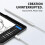 For  Pencil 2nd Magnetic Charging Adapter Nylon Braided Cable Type C Charger Cable with Indicator Light 6