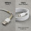 For  Pencil 2nd Magnetic Charging Adapter Nylon Braided Cable Type C Charger Cable with Indicator Light 7