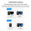 4K UHD DP Dummy Plug Plug and  1080P 60HZ Virtual Display Emulator Indicator Light Fake Load DP  Adapter 8