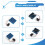 AS608 500dpi Optical Fingerprint Recognition Module,  3.3V 60mA, Three Buttons, Supporting Multifunctional Testing 5