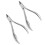 2pcs Flush Cutter, Steel, Pro-Accuracy Grip 5
