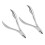 2pcs Flush Cutter, Steel, Pro-Accuracy Grip 8
