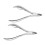 2pcs Flush Cutter, Steel, Pro-Accuracy Grip 13