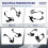 Rear Body Height Level Sensor E1GZ5A967B E1GZ5A967E for   2019-2024 Car Height Sensor 6
