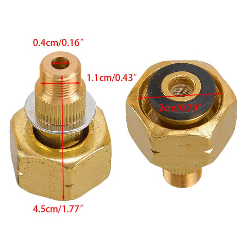 Propane Stove Adapter Quick Connection Secure Flame Control Camping Gas Bottle Connector 1