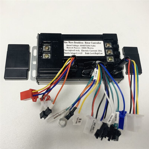 Sinuswellen-3-Modus-Controller 48V-84V 2000W 2500W 3000W E-Bike Bürstenloser Gleichstrom-Controller 50A Roller-Motor-Controller