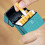 Plastic Cigarette Case for 85mm, Woven Pattern Compact Holder Grayish Cyan, Pressure‑Resistant and Moisture‑Proof 2