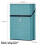 Plastic Cigarette Case for 85mm, Woven Pattern Compact Holder Grayish Cyan, Pressure‑Resistant and Moisture‑Proof 3