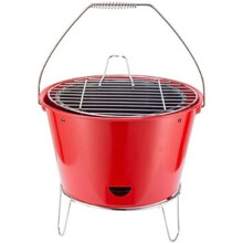 Portable Charcoal Grill 2 in 1 BBQ and Fire Pit with Dual Fuel Flexibility for Outdoor Cooking