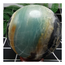 40mm Natural Quartz Crystal Ball Caribbean Calcite Sphere Exact Precision Crystal Decor