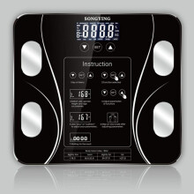 Digital Bathroom Scale 180kg 400lb with Clear LED Display, Durable Slim Body Weight Scale for Home Use